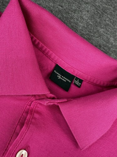 Fairway & Greene Golf Polo Mens Large Pink Short Sleeve Performance Preppy - Picture 1 of 7