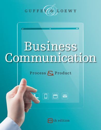 Mindtap Kursliste Ser.: Geschäftskommunikation : Prozess und Produkt (mit... - Bild 1 von 1