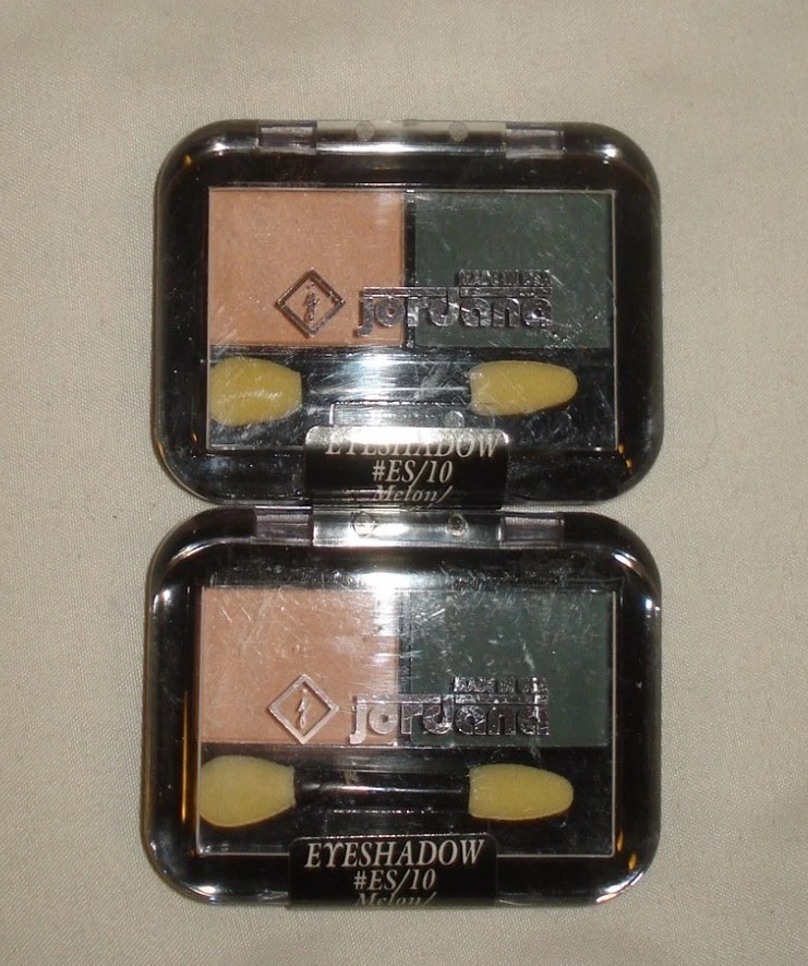 Lote de 2 sombras de ojos Jordana Duo #ES/10 melón verde azulado sexy nuevas Foto 4 de 4
