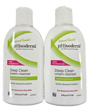 Phisoderm Deep Clean CREAM CLEANSER Normal to Dry Skin 6oz / 2 pack