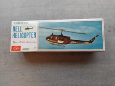 Rare,Mint,Nomura,Bell Helicopter,US Army,Original Box,Tin,Wind up toy,see video