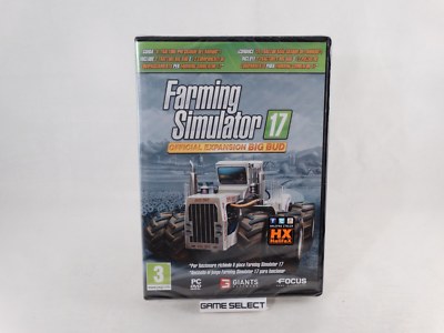 FARMING SIMULATOR 17 OFFICIAL EXPANSION BIG BUD 2017 PC ORIGINAL NEU SEALED