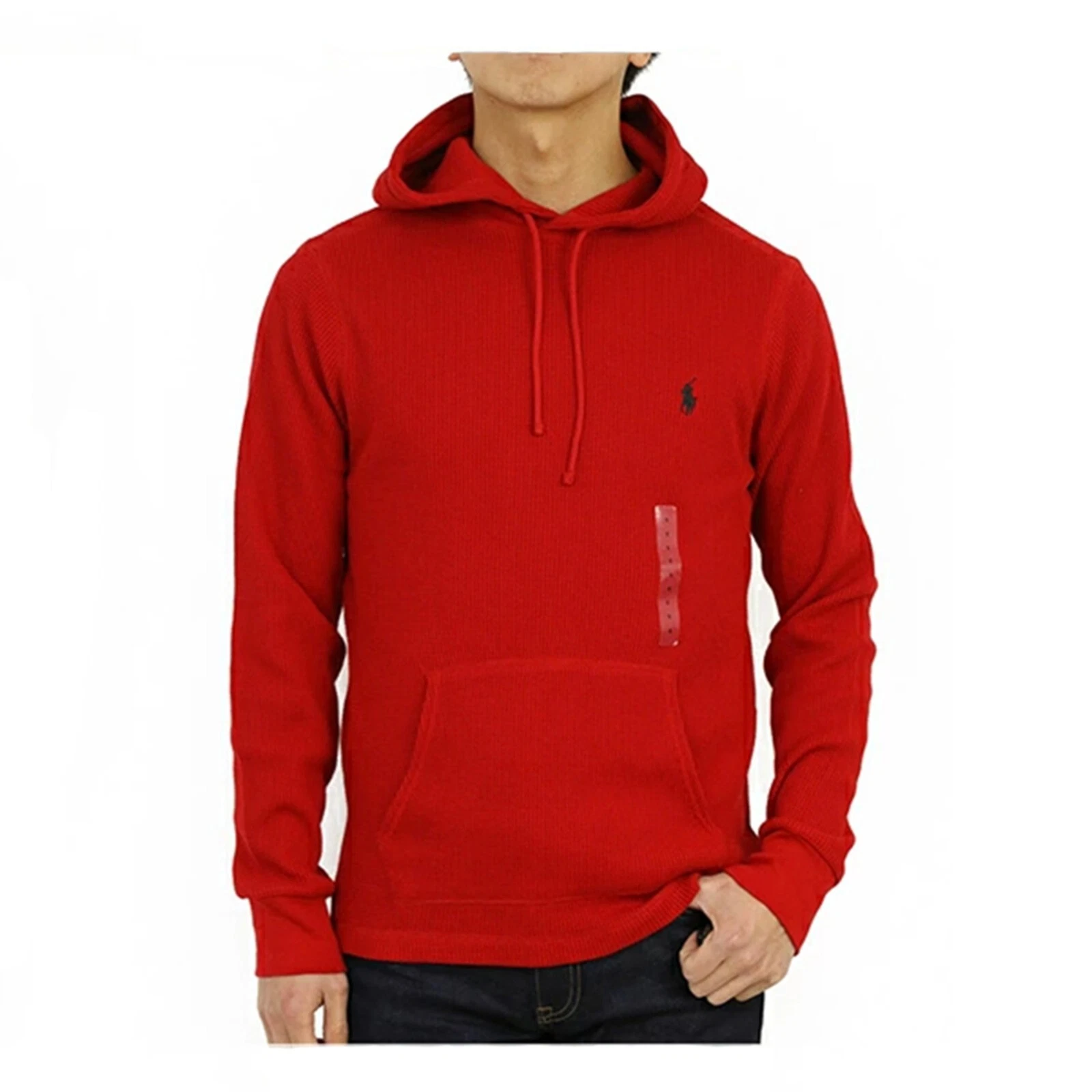 Polo Ralph Lauren Pullover Thermal Waffle Hooded Hoodie Sweatshirt - Red (Black)
Opens in a new wind