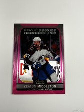 2021 O-Pee-Chee Platinum Marquee Rookie Matte Pink Keaton Middleton Avalanche