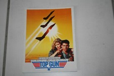 depliant original cinema Top Gun 1986 Tom Cruise Kelly McGillis Tony Scott