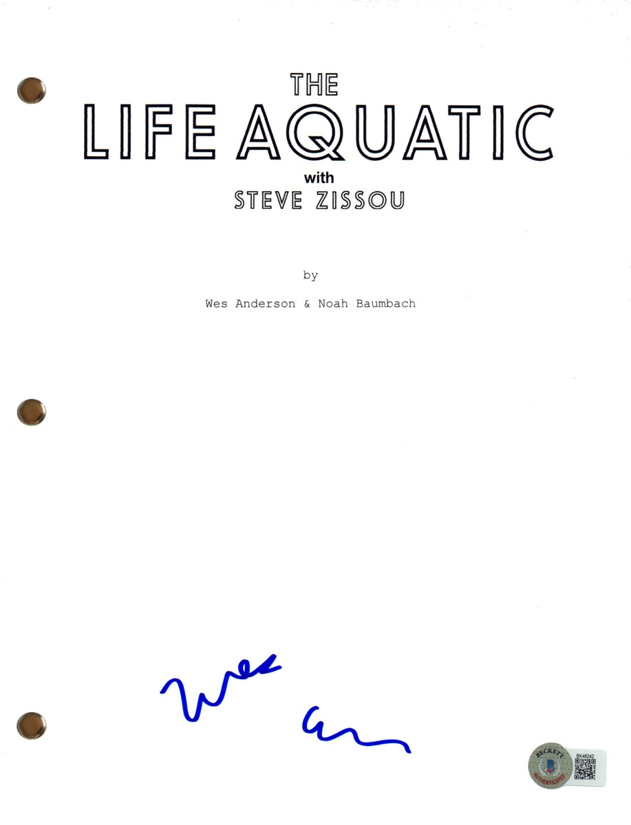 Life Aquatic Script