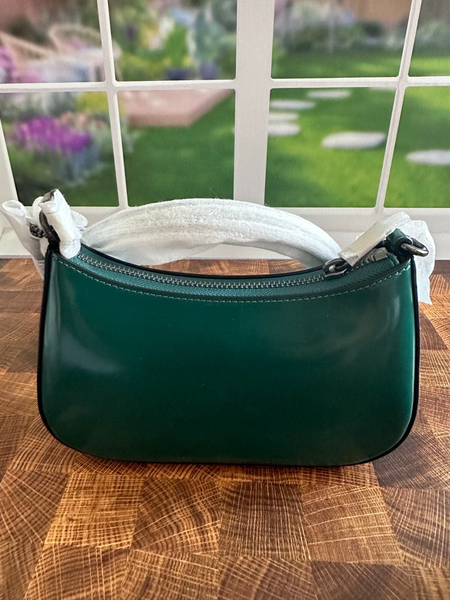 超特価・正規品★Coach★Terry Mini ショルダーバッグ グリーン NWT Coach CW310 Teri MINI Leather Emerald Green Mini