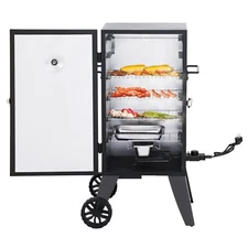 Royal Gourmet 28-Inch Electric Smoker w/ 3 Cooking Grates Outdoor BBQ Cooker