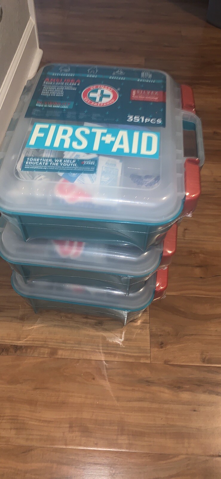 Be Smart Get Prepared 20-HBC-01064 Original First Aid Kit - 351 Piece ...