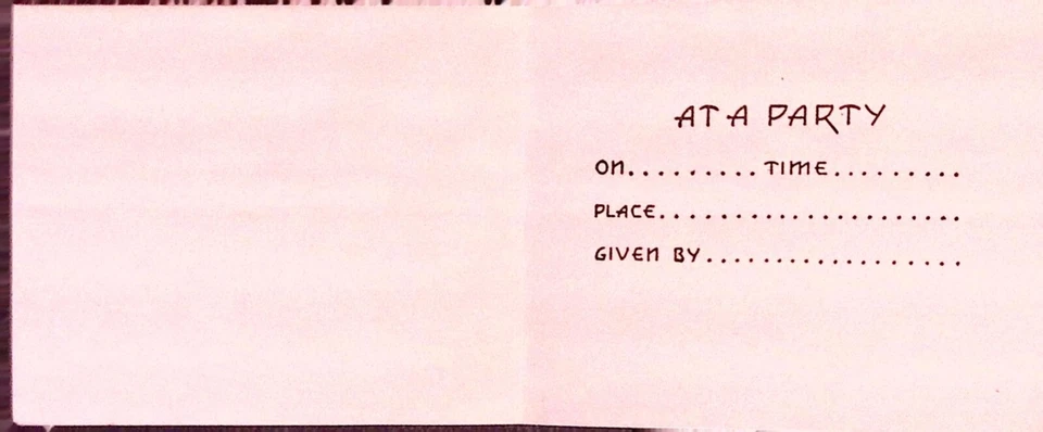 Vintage Party Invitation Penguins RSVP Card - Image 2 of 4