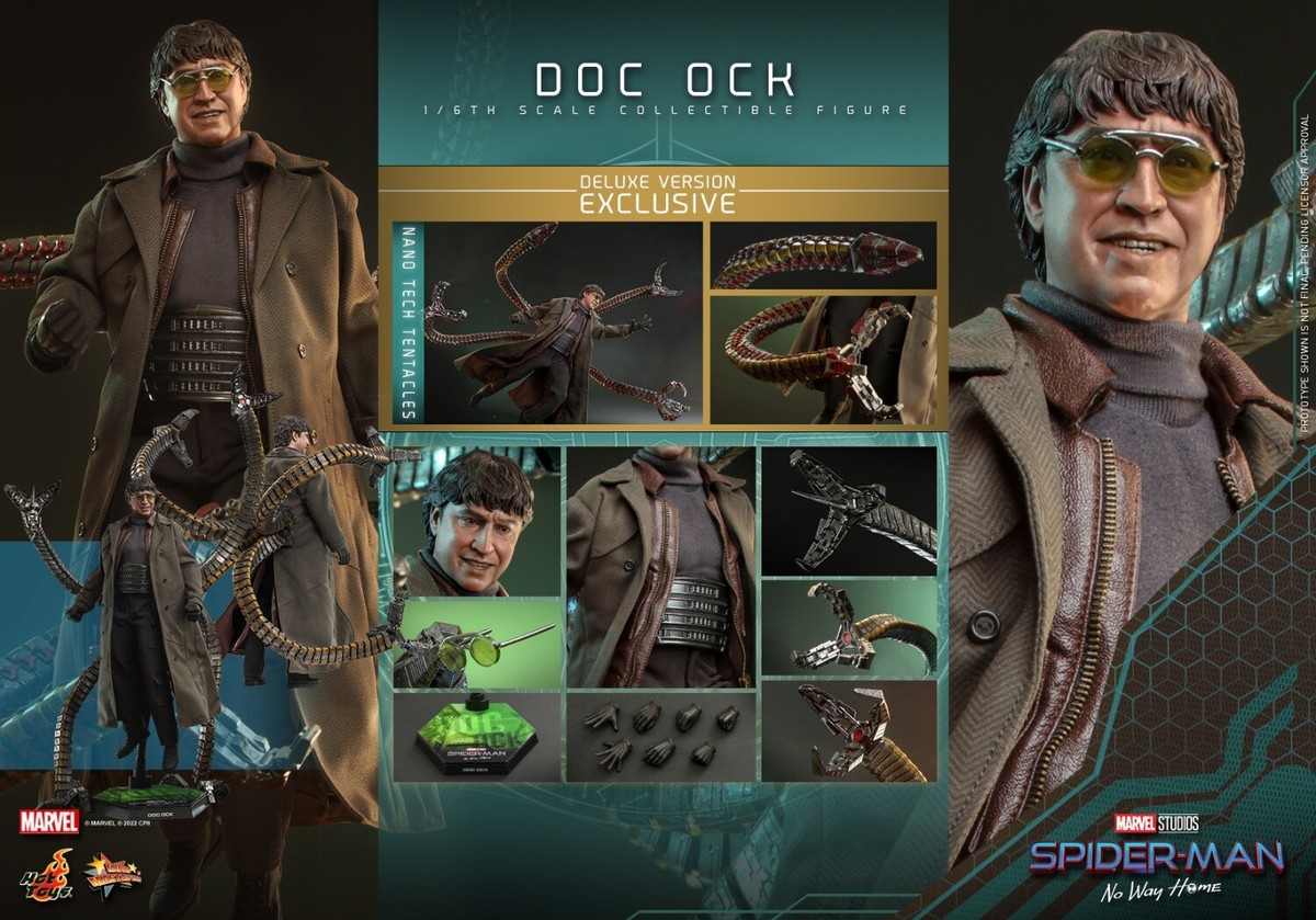Hot Toys MMS633 Doctor Octopus Doc Ock Deluxe Version 1/6 Action