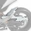 thumbnail 1  - Ermax Blanc Perle Garde-Boue FENDER Honda CB600F Hornet 11-13 730112098