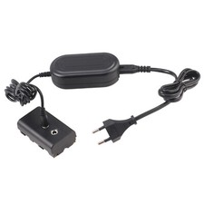 Fake Dummy Battery Adapter AC power Supply adapter For SONY NP-F550 F570 NP-F970