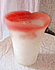  TULIPE  GLOBE ABAT JOUR  PATE DE VERRE LUMINAIRE ART DECO- DLG MULLER DEGUE BE