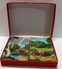 Vintage Redislip Playing Cards*2 Decks in original box