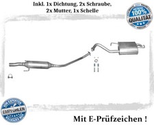 Auspuffanlage für Toyota Corolla 1.4 1.6 Stufenheck Kombi Auspuff Dichtung