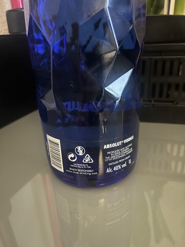 Absolut Vodka Facet 1000ml Limited Edition voll versiegelt - Bild 3 von 4