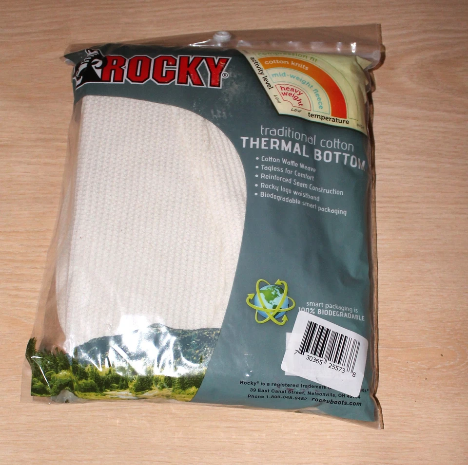Rocky Thermal Bottom XL New New in plastic  FREE SHIPPING! - Image 2 of 2