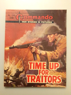 COMMANDO COMIC No 1543 TIME UP FOR TRAITORS