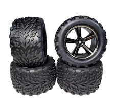 Fits Traxxas 1/16 Brushless VXL E-Revo 7107 Talon Tires & 12mm Wheels Tire Wheel