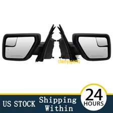 Pair Right+Left Side Door Mirrors Heated Manual Folding For 2021-2023 Ford F150