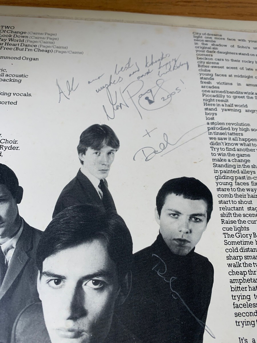 AUTOGRAPHED LP VINYL: Secret Affair - Glory Boys | eBay