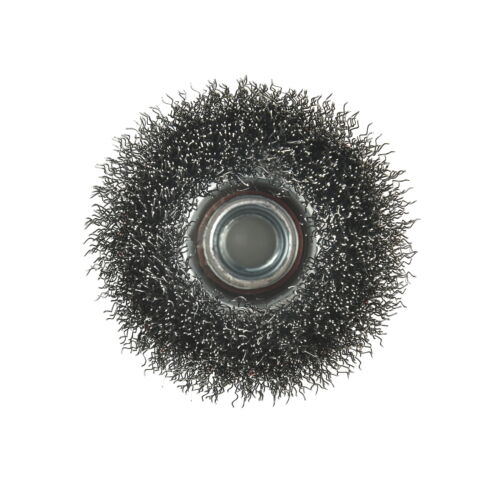 Aain Set 4 pezzi 3 pollici filo crimpato tazza spazzola ruota per smerigliatrici angolari 5/8"-11 UNC - Foto 4 di 9