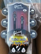 Gibson Pure Gold Digital Audio Fiber Optic Cable 8 Foot