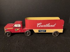 Vintage Courtland Tin Toy Open Box SemiTruck 1950 s