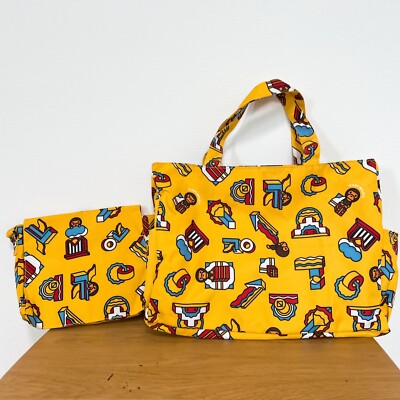 Set BAPE KIDS A Bathing Ape Tote & Shoulder Bag MILO Block 2010 Mag Free Gift