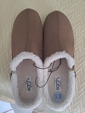 Earth Origins Slippers Clogs Soft lining Camel new 8.5