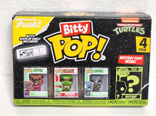 Funko Bitty POP! Juego de figuras TNMT Splinter/Raphael/Rocksteady/Mystery - paquete de 4