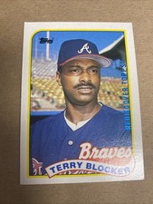 2017 Topps Rediscover Buyback Terry Blocker 1989 #76 Blue Foil