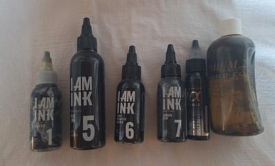 Tattoofarbe zum üben von I am Ink/ alpha superfuid
