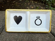 Ring, Jewelry, Trinket Ceramic Holder Tray