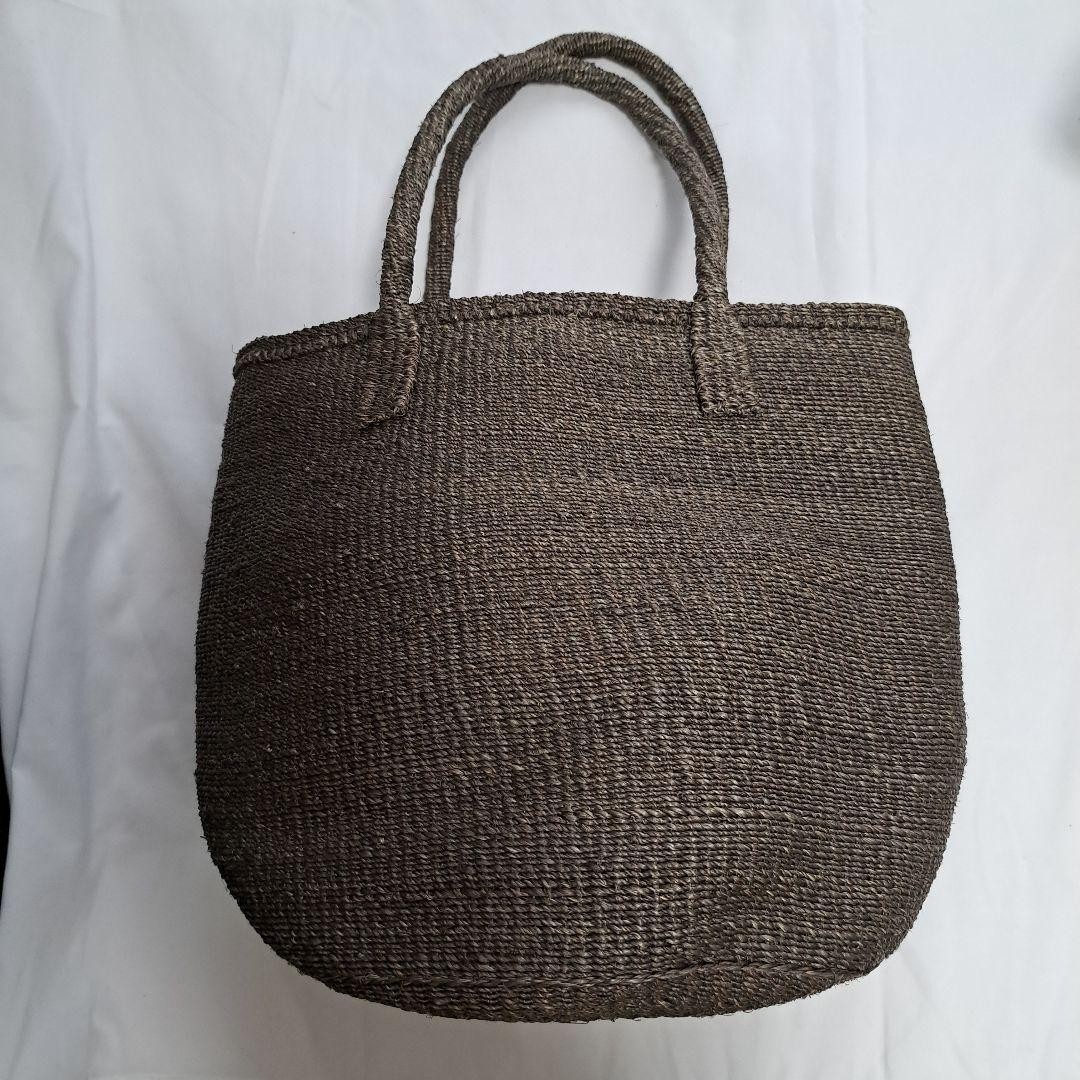Margaret Howell Handmade Brown Sisal Basket Bag - Used