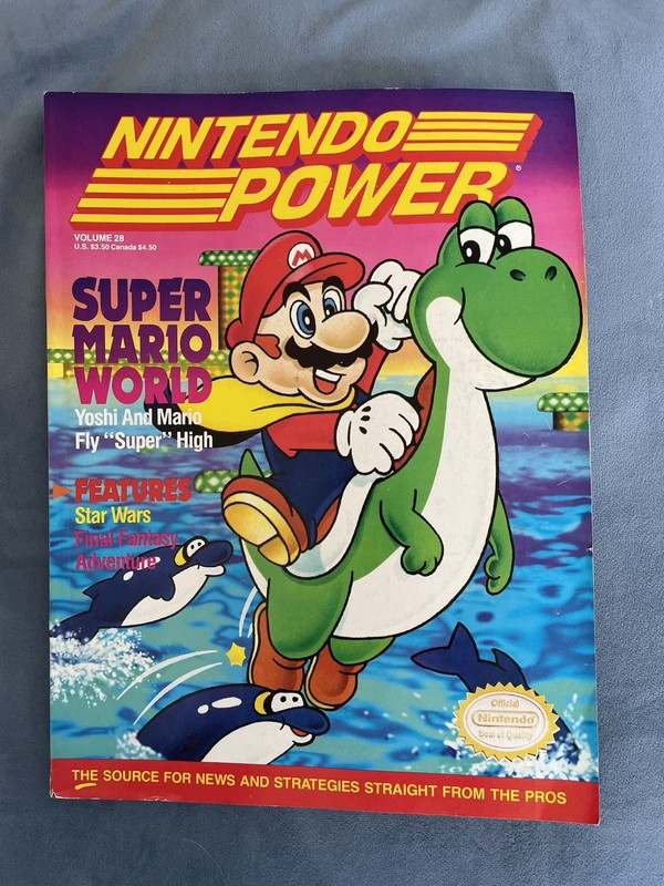 Nintendo Power Volume 28 Star Wars September 1991 Castlevania Wurm Super Mario