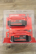 Craftsman CMCB204-2 V20 20V 4.0AH Lithium Ion Batteries 2 Pack 