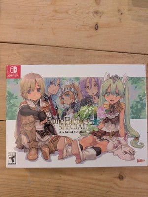 Rune Factory 4 Special - Archival Edition - Nintendo Switch, Sealed READ