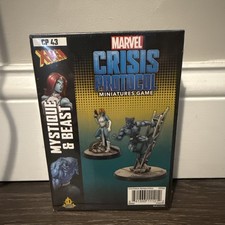 Marvel Crisis Protocol Mystique & Beast - Asmodee Miniatures FACTORY SEALED LEG