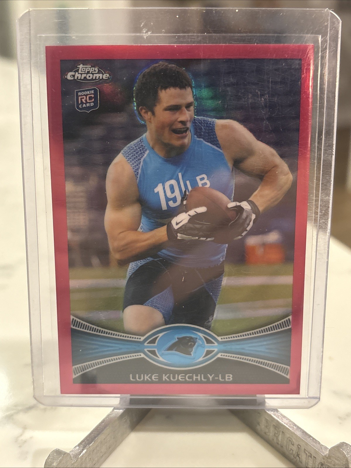 2012 Topps Chrome Luke Kuechly PANTHERS #45 Rookie RC Pink Refractor /399
