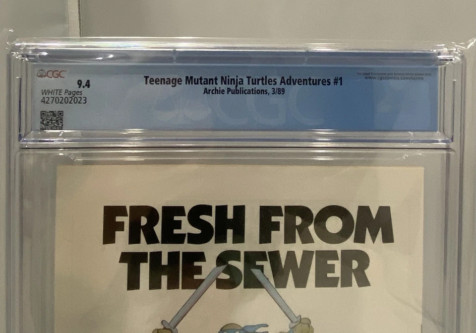 RARE HIGH CGC GRADED COMIC DUO – TMNT #1 & Spectacular Spider-Ham #1 - Image 3 of 4