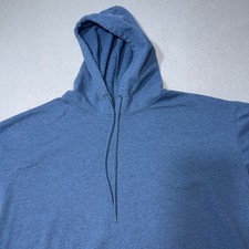 Zenana Outfitters Blue Heathered Oversized Pullover Hoodie OT-2800 L/XL