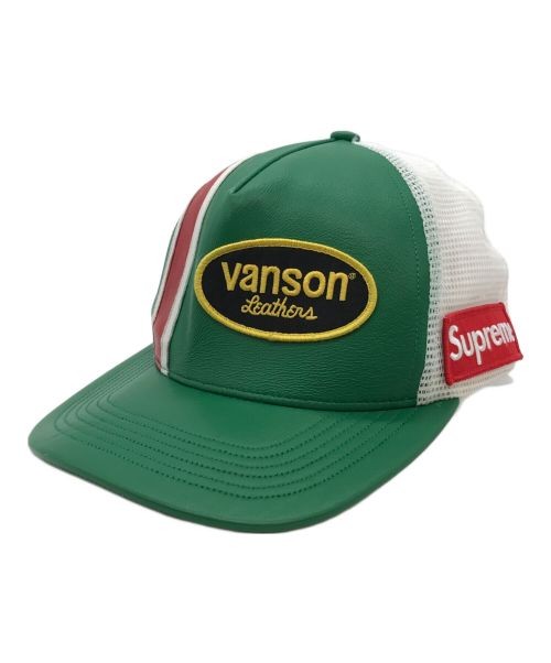 帽子 Supreme Vanson LeathersMesh Back 5-Pane SUPREME × VANSON Leathers Mesh Back 5-Panel Leather mesh