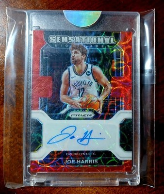 2021-22 Prizm Joe Harris Red Scope Sensational Signatures