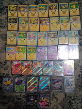 Pokemon TCG Pokemon GO 46-Card Holo/Foil Full Art Lot Pikachu Mewtwo Mew