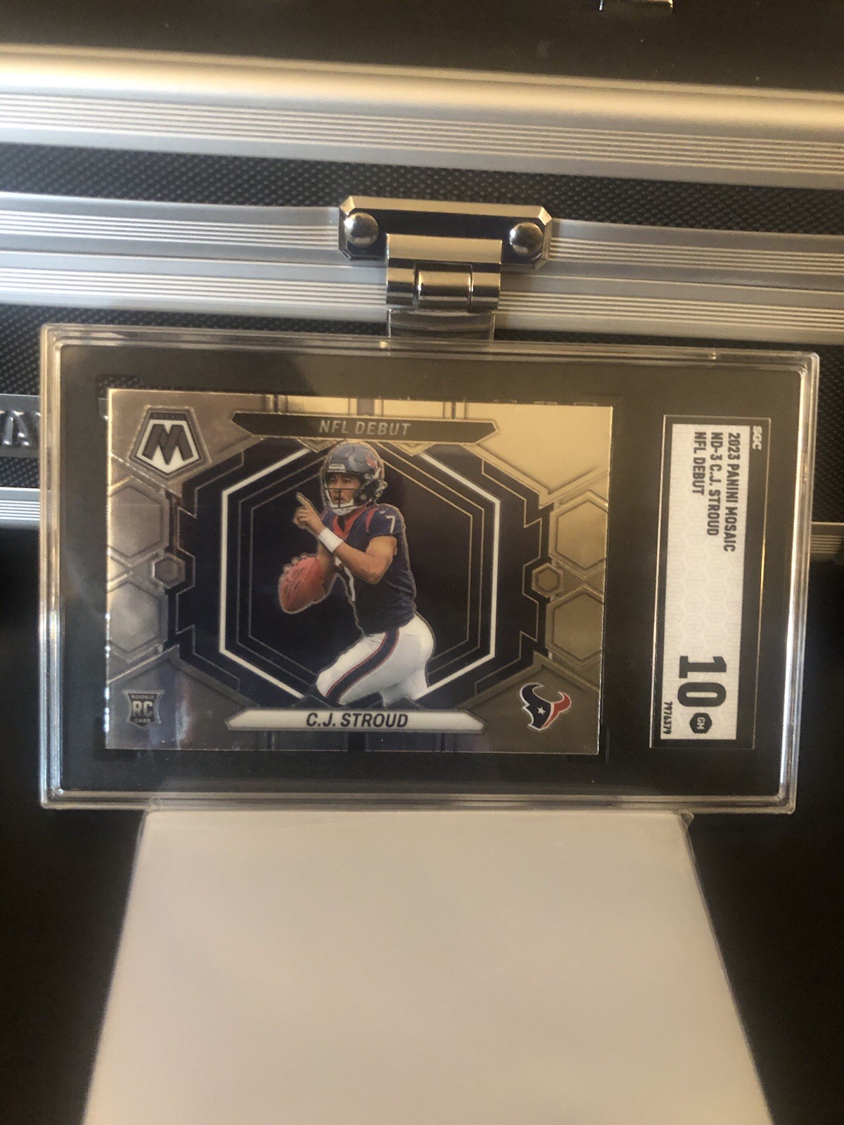 C.J. Stroud - #ND-3 (RC) - Houston Texans - 2023 Panini Mosaic - NFL Debut