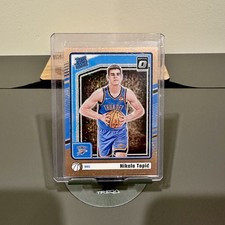 2024-25 Optic Nikola Topic RC Rated Rookie Bronze Copper Glitter /99 SP SSP Rare