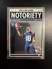 2025 Panini Mosaic Kyle Williams #23 Notoriety Insert Rookie- Patriots