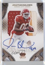 2011 Crown Royale Rookie Silhouette Signatures 38/209 Jonathan Baldwin Auto 9oi